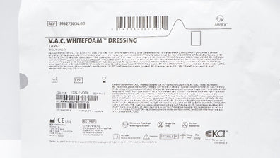 KCI M6275034/10 V.A.C. Whitefoam Dressing, Large (x)